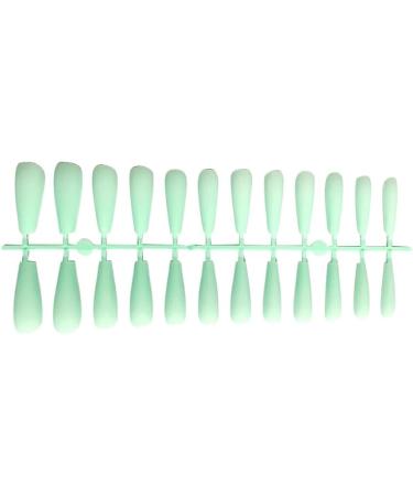 lmoikesz Girls False Nail Reusable Manicure Full Cover Patch Press-on Extension Super Long Coffin Artificial Fingernails - Buy Online on GoSupps.com