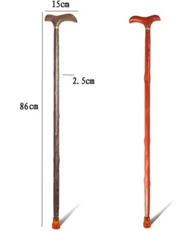 Walking Stick Wooden Cane Wenge Faucet Crutches Seniors Non Slip Cane Walking Stick for The Elderly (Rosewoodred) powerfully - Buy Online on GoSupps.com