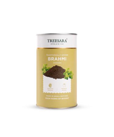 TREESARA TREESARA Organic Brahmi Powder 100% Natural Organic Brahmi (Bacopa) Monnieri Powder Non GMO No added Preservatives Superfood For Healthy Hair 3.5 Ounce