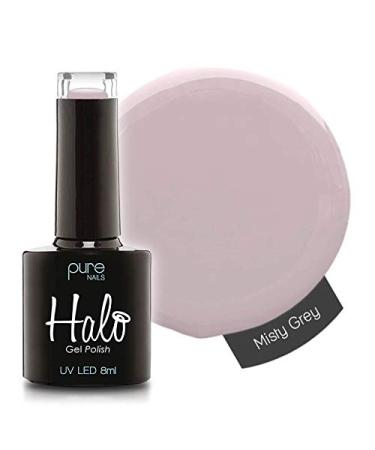 Halo Gel Polish *Full Range 8ml* **CHOOSE YOUR COLOUR(S)** (Misty Grey N2830) Misty Grey N2830 8 ml (Pack of 1)