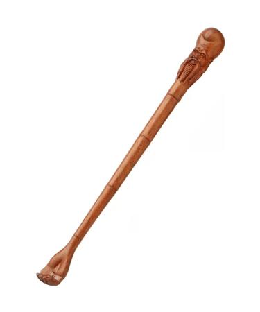 Back scratches Wood Hand Medium Long Shouxing Grandpa shape scratch hand older people use massage/itching relieve scratch tool birthday present (color: Primary Color S: 41.5 * 3.5cm) 41.5 * 3.5cm Primary Color