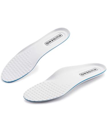 RUIDENG Heel Cushion Inserts for Women Shoes  Shoe Insole  Memory Foam Shoe Inserts for Men White 5 White Women 5 | Men 4