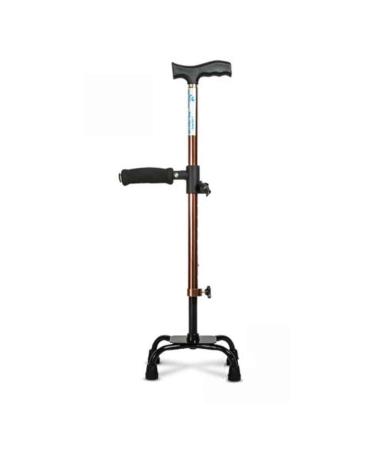 Canes Walking Cane Stick Crutch for Elderly Telescopic Stable Lightweight Height Adjustable Old Men Cane with Non Slip 5 Feets Base Lightweight Aluminum Cane Support Stab powerfully