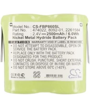 Buy Ni-MH 2500mAh Replacement Battery 8092-01 for Optiview PentaScanner 8010M 8012A 8050A | International Shipping - Buy Online on GoSupps.com