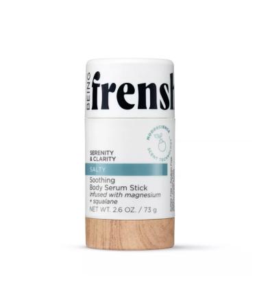 Being Frensh'e Body Serum Stick Salty Scent Magnesium Infused 2.6 oz Vegan Cruelty-Free