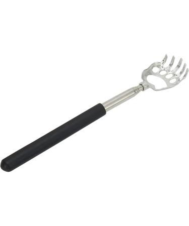 Telescopic Stainless Steel Back Scratcher - Extendable Household Massager (Black) | International Shipping - Buy Online on GoSupps.com