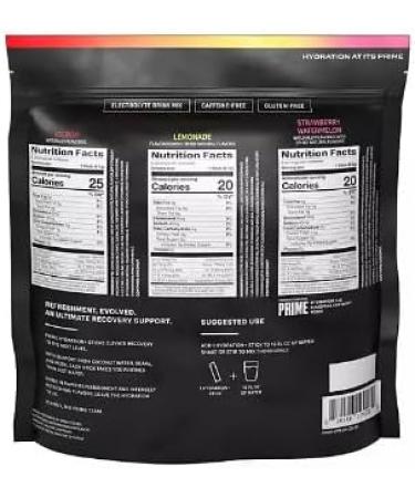 Prime Hydration+ Powder Drink Sticks Variety Pack 2.0 (20 Sticks - 3 Flavours) - Buy Online on GoSupps.com