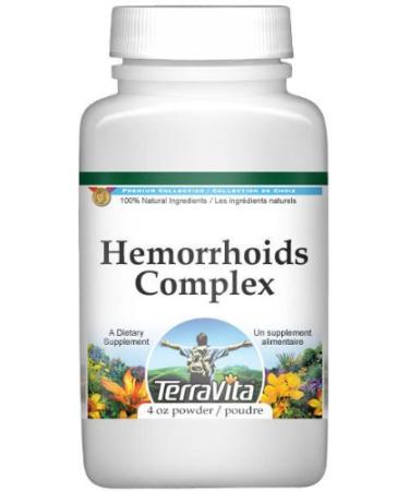 Hemorrhoids/Bleeding Piles Complex Powder - Horse Chestnut Cayenne Witch Hazel and More (4 oz ZIN: 517074)