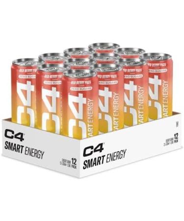 C4 Smart Energy 12 x 330ml (Red Berry Yuzu) - Buy Online on GoSupps.com