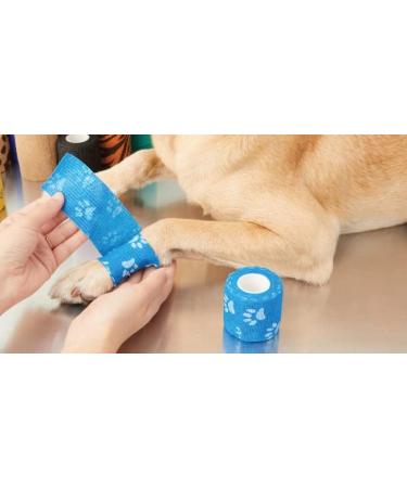 Breathable Self Adhesive Cohesive Bandage for Pets & Humans - Athletic First Aid Wrap (7.5 cm x 4.5 m Pack of 9 - Buy Online on GoSupps.com