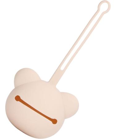 Shop Silicone Bear Shape Pacifier Holder & Travel Storage Bag for Newborns - Premium Accessories for Boys & Girls - Buy Online on GoSupps.com