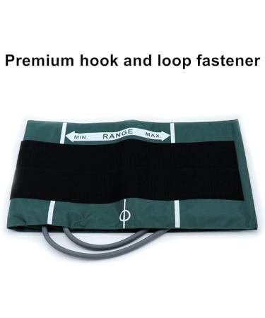 Universal NIBP Cuff for AdultThigh 46-66cm Double Tube Reusable Nylon Replacement Blood Pressure Cuff No Connector. Thigh Green Nylon+dual Tubes - Buy Online on GoSupps.com