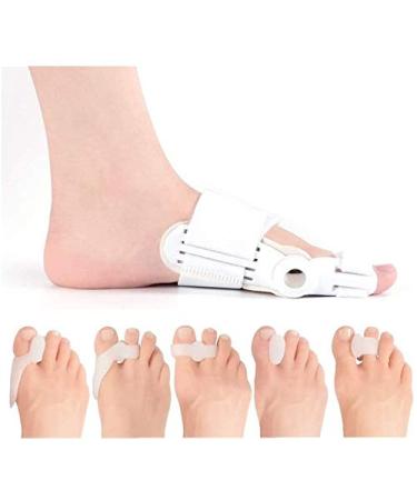 12 pieces bunion corrector and bunion splint soft gel toe spreader correction of hallux valgus and toes completely