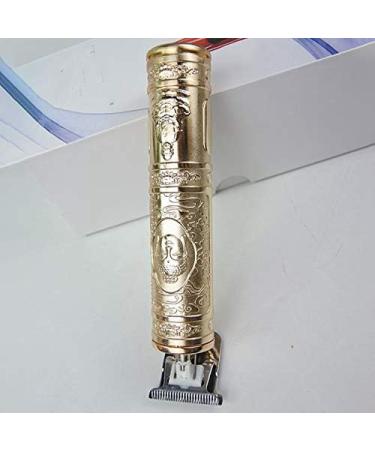 Jiklophg Retro Alloy Customize Hair Trimmer Rechargeable Hair Trimmer Barber Men's Hair Clipper Professional Hairdresser Retro Bronze - Buy Online on GoSupps.com