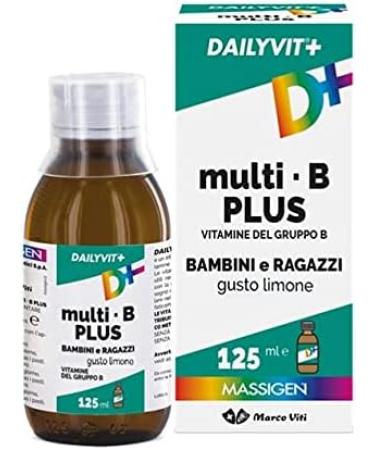  Marco Viti PROMO Pack of 2 boxes DAILYVIT MULTI B PLUS SYRUP 125+125 ml - Buy Online on GoSupps.com