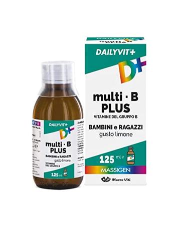 Marco Viti PROMO Pack of 2 boxes DAILYVIT MULTI B PLUS SYRUP 125+125 ml