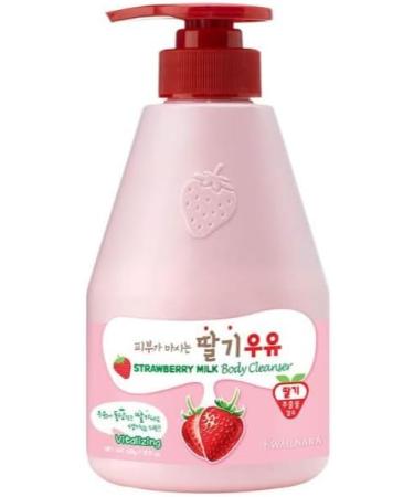 KWAILNARA Strawberry Milk Body Cleanser 560g - Buy Online on GoSupps.com