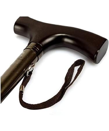 SilteD Canes Walking Stick Practical Telescopic Adjustable Walking Stick Aluminum Alloy Canes Light Crutchs Non-Slip Walking Multifunctional Walker Brown 68-92Cm Mountaineer  - Buy Online on GoSupps.com