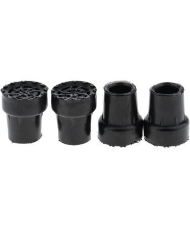 LoveinDIY 4x Rubber Trekking Hiking Pole Tip End Cap Protectors Replacement Tips 19mm - Black 19mm - Buy Online on GoSupps.com