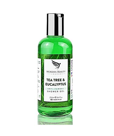 Tea Tree Oil Body Wash Soap Made In UK Natural Antifungal & Antibacterial Shower Gel for Acne Blemishes Pimples | Deep Cleansing Tea Tree Body Wash 250ml