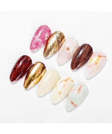 NonaTheo 10 Rolls Nail Art Stickers for Gel Nail | Nail Art Foil Kit | Marble Nail Art Stickers Wraps | Nail Art Decorations Accessories - Buy Online on GoSupps.com