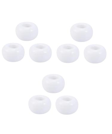 Alipis Cute 9 PCS Toothbrush Fashion Lover White Braces Round Toothbrush Whitex3pcs mediumx3pcs