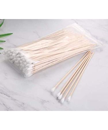 WOIWO 200PCS Cotton Swabs - 6 Inch Single Tip Applicators with Wood Handles for Precision Cleaning | International Shipping Available - Buy Online on GoSupps.com