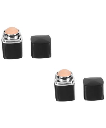 DOITOOL 2 Pcs Facial Oil Absorbing Ball Face Massager Facial Skin Care Tool Oil Control Facial Massager Oily Blackx2pcs 1 count (Pack of 1)