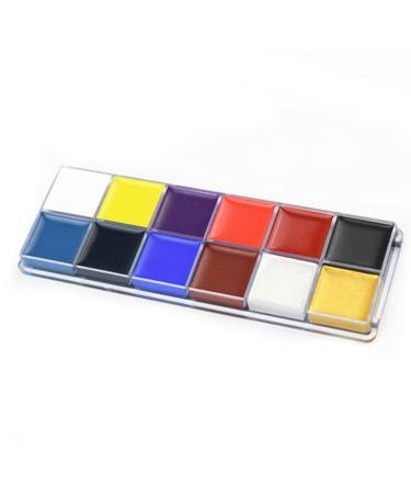 Beaupretty 12 Color Face & Body Oil Palette - SFX Makeup for Halloween Cosplay & Art - High Pigment Face Painting Palette - Buy Online on GoSupps.com