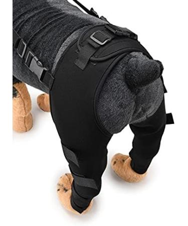 Dog Knee Brace Dog Joint Brace Knee Support with 4 Safety Straps Dog Rear Leg Hock Brace for Luxating Patella Torn Acl Torn Acl Hind Leg Arthritis Prevents Injuries Sprains Help (Size : X-S) - Buy Online on GoSupps.com