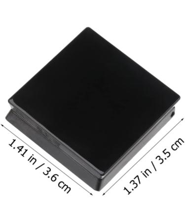  PAMINGONO 2-Piece Makeup Storage Box Set: Black and Transparent Boxes with Trays for Eyeshadows and Lipsticks - Practical for Organizing and Personalizing - Buy Online on GoSupps.com