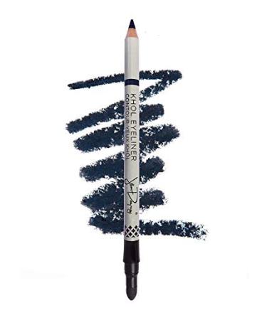 Jillian Dempsey Kh l Eyeliner: Natural  Waterproof Eyeliner Pencil with Built-in Smudger and Long-Lasting Color I Black Sapphire
