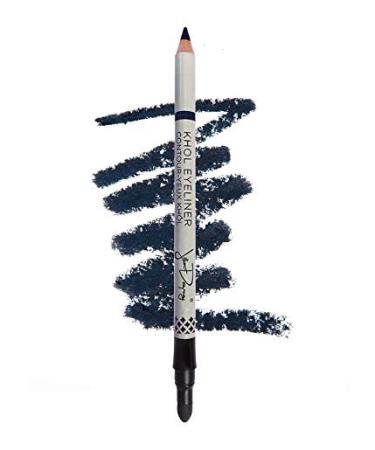 Jillian Dempsey Kh l Eyeliner: Natural  Waterproof Eyeliner Pencil with Built-in Smudger and Long-Lasting Color I Black Sapphire - Buy Online on GoSupps.com