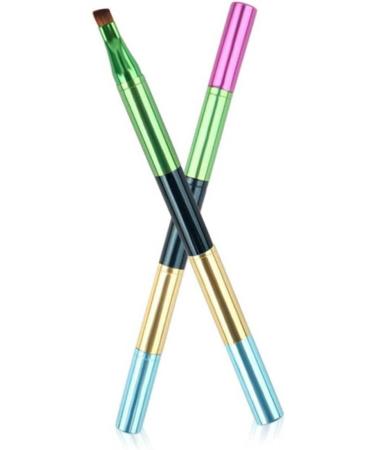 Makeup with Cap Eyebrow Brush eyelashes brush lip gross brush Eyeshadow Brush Concealer Brush Cosmetic Brush Detachable Cosmetics Brush travel Multifunction lip brush - Buy Online on GoSupps.com