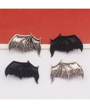 4pcs Metal Bat Wings Hair Barrettes | Halloween Gothic Hair Clips for Party Costume - Buy Online on GoSupps.com