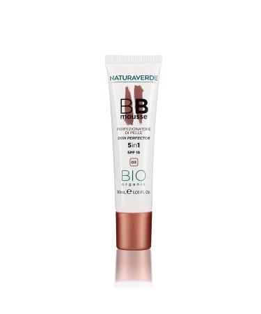 Naturaverde Bio BB Mousse 5-in-1 Leather Optimizer 30 ml, No. 03