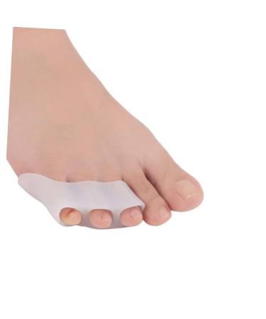 Healvian Stretcher 5 Pair Silicone Toe Spacer Toe Separators Toe Separators for Bunions Orthotics Gasket Divider Men and Women Thumb White Toe Spreaders Splitter - Buy Online on GoSupps.com
