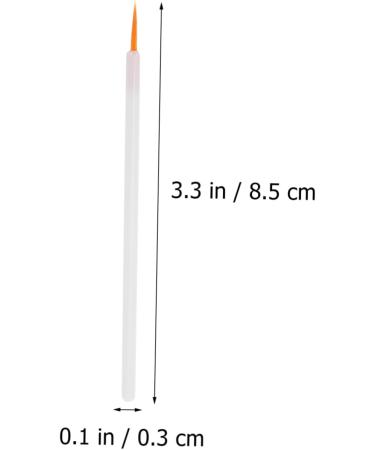 MAGICLULU 200 Pcs Disposable Eyeliner Brush Eyeliner Pencil Powder Eyeliner Brush Eye Makeup Brush Paint Eyes - Buy Online on GoSupps.com