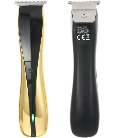 Professional Hair Clippers with USB Charging - Gold Electric Hairdresser Oil Shear - Precision Head Cutter for Effortless Styling - Buy Online on GoSupps.com