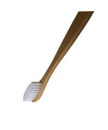 FRCOLOR Soft Bristle Toothbrush 4pcs Adults Toothbrush Degradable Toothbrushes Bristle Toothbrush Bamboo Toothbrush Adult Toothbrush 1 Count (Pack of 1) White