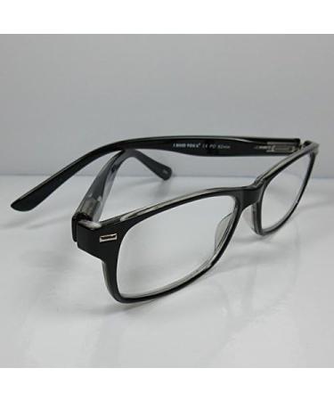 I NEED YOU Men's Reading Glasses +2.0 Model Robert - Stylish Black Reading Aid with Case for Comfortable Reading - Buy Online on GoSupps.com