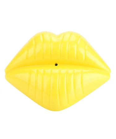 Funny Lips Baby Pacifier - Safe Silicone for 3 Months+ 5 Colors Available (Yellow) | International Shipping - Buy Online on GoSupps.com