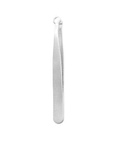 Artibetter Nose Hair Trimming Tweezers Stainless Steel Round Tip Tweezers for Nose Facial Eyebrow Hair Ingrown Hair
