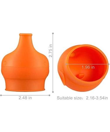 5Pcs Elephant Design Silicone Sippy Cup Lids - Spill-Proof & Insulated Kids Lids - Buy Online on GoSupps.com