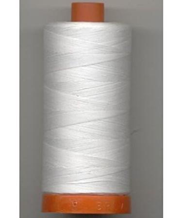 Aurifil A1050-2024 Mako Cotton Thread Solid White 50WT 1422Yds - High Quality Sewing Thread - Buy Online on GoSupps.com