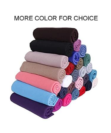 CLSHES Headwraps for Black Women - 4 Piece Stretch Jersey Turban Set in Black White Camel Wine Red - Buy Online on GoSupps.com