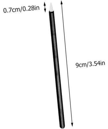 Beatifufu 100pcs Disposable Eyeliner Makeup Eyeliner Applicator Cosmetic Eye Wands Gloss Wand Artificial Fiber - Buy Online on GoSupps.com