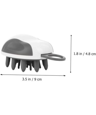 Beavorty 2 STK Silicone Hair Shampoo Brush - Scalp Massage Device for Itching Relief & Deep Cleaning - Buy Online on GoSupps.com