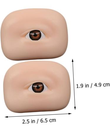 FRCOLOR 8 Pcs Eye Practice Skin Eyeshadow Eyebrows Training Tool Practical Training Eye Skin Major Mold 1 count (Pack of 1) As Shownx4pcs - Buy Online on GoSupps.com