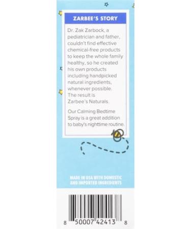 Zarbee's Baby Sleep Spray - Natural Lavender & Chamomile Bedtime Spray for Infants | 2oz Pack of 2 | Calming Nighttime Routine - Buy Online on GoSupps.com